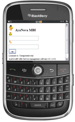 Try AyaNova MBI mobile browser interface demo